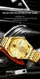 Original Quartz Men Watch Waterproof Luminous Dual Calendar Stainless Steel Wristwatch Luxury Watches