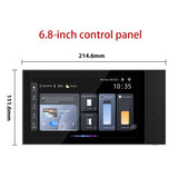 Smart Home Control Panel Controls Tuya Smart Curtains Light Air-Conditioners Wifi Touch Screen Home Automation Residential Panel