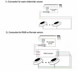 27W IP68 Waterproof Swimming Pool Lighting DC12v LED RGB Underwater Lamp With Remote Controller for Garden Decor Outdoor Light