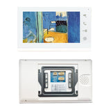 Homefong White  Video Door Phone Intercom System RFID Unlock 7 Inch Indoor Screen With Outdoor Doorbell Camera Waterproof Home