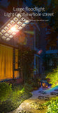 Motion Sensor Outdoor Solar Lamp Waterproof Wall LED Lamp with 3 Lighting Mode Solar Powered Lights for Garden Patio