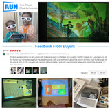 MINI Projector Portable A30 Upgrade 3D LED Home Theater Cinema Gamer Beamer 1080P 4K Video Via HD Port Laser Smart TV