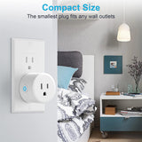 16A Smart Plug WiFi Socket US Monitoring Timing Function Works With Alexa Google Home