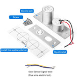 DC 12V Mini Electric Bolt Lock Fail Safe Stainless Steel Solenoid Electric Door Lock 5 Wires Feedback Lock Easy to Install