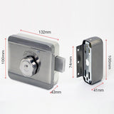 12V DC RFID Reader Keyless Door Opener Metal  Access Control Keypad 800 Users Mini  IP66 Waterproof Embedded Fingerprint Reader