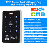 WiFi Door Access Control Keypad IP68 Waterproof RFID Keyboard Controller Reader Touch Door Opener APP Remote Unlock WG26/34