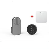 Bluetooth-compatible smart door lock can smart key/password /APP unlock with Tuya smart or smart life APP Electronic Lock