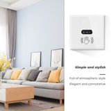 SMATRUL Wall Smart Light Switch Infrare IR Sensor No Need Touch EU UK 220V 110V Glass Screen Panel Electrical Power On Off Lamp