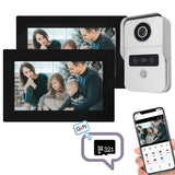 1080P Intercom in Private House Tuya Remote Unlock Intercoms for Home Video Entry Phone Door System Security Protection Doorbell