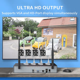 8CH Security Camera System 2CH 4CH Wifi Cctv Camera Video Surveillance 2MP 3MP 5 MP DVR with 1T 2T Hard Drive