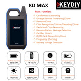 KEYDIY KD Max Key Programmer Tool Mutil-functional Smart Unlocker Device Android System with Bluetooth and WIFI Better Than KDX2
