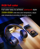 RGB Photo Light LED Photo Studio Light Camera Phone Video Recroding RGB Panel Lamp LED Vdieo Light for YOUTUBE Tiktok LIVE