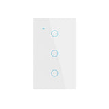 1/2/3/4gang Tuya WiFi Smart Light Switch Neutral Wire Required Wall Touch Switch Sensor Work With Smart Life Alexa Google Home