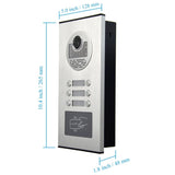 AnjielaSmart  Apartment intercom 9&#39;&#39; Monitor Video Intercom with 2 / 3 / 4 / 6 / 8 Units Video Door Phone RFID Camera Video bell