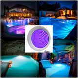 27W IP68 Waterproof Swimming Pool Lighting DC12v LED RGB Underwater Lamp With Remote Controller for Garden Decor Outdoor Light