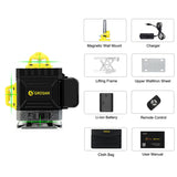 GROSAM  360 Laser level 16 Lines 4D Self-leveling Nivel Laser Cross Horizontal Vertical Green Beam For Construction Tools