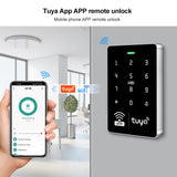 WiFi Door Access Control Keypad IP68 Waterproof RFID Keyboard Controller Reader Touch Door Opener APP Remote Unlock WG26/34
