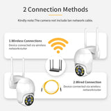 YAOSHENG Outdoor Tuya WiFi 5MP 3MP 2MP PTZ IP Camera AI Human Detection Audio 1080P Wireless Security Wifi Camera