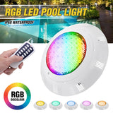 450LED IP68 Waterproof AC12V-24V Outdoor RGB UnderWater Light Pond Led Piscina Luz Spotlight 45W RGB Led Swimming Pool Light