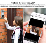Tuya Smart Home Video Intercoms Wifi Video Door Entry Doorbell with 2/3/4/6/8 Call Panel Buttons Ring Intercom in Private House