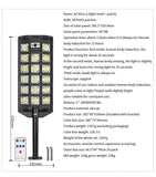 15000LM Solar Street Light Motion Sensor LED Solar Flood Lights Dusk to Dawn Outdoor IP66 Waterproof LED Security Lamp For Yard