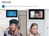 1080P Intercom in Private House Tuya Remote Unlock Intercoms for Home Video Entry Phone Door System Security Protection Doorbell