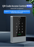 TTLOCK QR Code Access Control Reader 13.56Mhz Rfid IP67 Waterproof Keypad QRcode Scanner K3Q +G2 Hub Work with Alexa Google Home