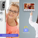Anjielosmart Videophone Home Video Intercom Apartment Doorbell Camera Electronic Doorman Residential Interphone Private House