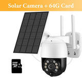 3MP Solar Outdoor WIFI Camera Smart Home Recharge battery PIR Motion Detection Security Camera Video Surveillance Monitor ICSEE
