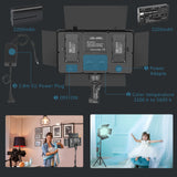 RGB Photo Light LED Photo Studio Light Camera Phone Video Recroding RGB Panel Lamp LED Vdieo Light for YOUTUBE Tiktok LIVE