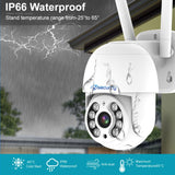 3MP WiFi Home Security Kit 10.1&quot;Monitor NVR Kit Wireless PTZ Security Camera System 2Way Audio CCTV Surveillance Cameras Set HDD