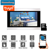 Homefong 7 Inch 1080P Touch Screen Tuya Wifi Video Intercom System Record Motion Detection Wireless Video Door Phone Doorbell