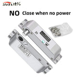 Electronic Mortise Locks Smart Electric Drop Bolt Lock DC12V with Adjustable Time Delay Fail Safe Mode for Access Control