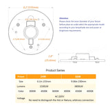12W 18W 24W 36W 50W 60W LED Ring PANEL Circle Light LED Round Ceiling board circular lamp board AC220V 230V 240V LED light