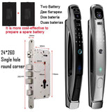 Wifi Tuya APP Face Recognition Smart Door Lock With Camera Video Call Voice Intercom Digital Door Lock Automatic Door Lock