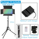 RGB Photo Light LED Photo Studio Light Camera Phone Video Recroding RGB Panel Lamp LED Vdieo Light for YOUTUBE Tiktok LIVE