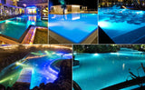 Led Pool Light Bluetooth Control Waterproof IP68 47W RGB Swimming Pool Light with 4.7 M Cord Three Channels