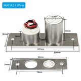DC 12V Mini Electric Bolt Lock Fail Safe Stainless Steel Solenoid Electric Door Lock 5 Wires Feedback Lock Easy to Install