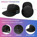 Wireless Bluetooth 5.0 Speaker Hat/Cap with (Inbuilt Microphone) Wireless Smart Speaker Hat/Cap for Outdoor/Indoor Spo