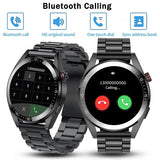 New Smart Watchsmart Mens 8G Memory Local Music Player 454*454 AMOLED Screen Bluetooth Call Sports Man Smartwatch For Samsung Huawei