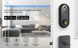 Wifi Fingerprint Smart Door Lock Biometric Keyless Entry Front Lock Remote Control Keypad Electronic Deadbolt Lock Home