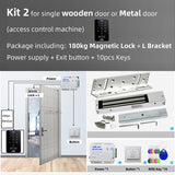 Access Control System Safe Electronic Gate Opener Home Garage Digital Set Eletric Magnetic RFID Smart Door Lock Kit