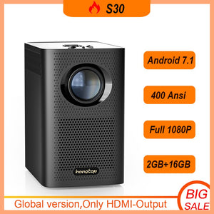 Android 7.1 Mini Projector Full HD 1080P S30 MINI Projectors Android Wifi Projector 2GB 16GB Projector Portable Projectors