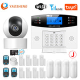 Smart Home GSM Security Alarms For Home WIFI Wireless Home Alarm For Garage Residential House Security Alarms Support Alexa