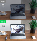 USB C Ethernet Adapter 1000/100Mbps USB Lan RJ45 Thunderbolt 3 for Laptop Macbook Samsung iPad USB Ethernet Network Card