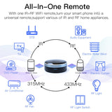 Cloudraker Tuya Smart Infrared RF Universal Remote Control Smart Home Hub IR Blaster Works with Alexa Google Home Siri