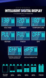 EAFC 12V 12A Car Battery Charger 240W Fully Automatic Pulse Repair Charging Suitable for Car Motorcycle AGM GEL WET Lead Acid
