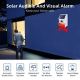 433MHz Wireless light Flash Strobe Outdoor Solar Waterproof Siren -Home Burglar Wifi GSM Home Security Alarm System