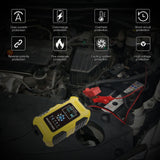 FOXSUR Car Battery Chargers 12V/10A 24V/5A Full Automatic AGM Wet Smart Battery Chargers Maintainer Portable Battery Chargers