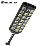 Motion Sensor Outdoor Solar Lamp Waterproof Wall LED Lamp with 3 Lighting Mode Solar Powered Lights for Garden Patio